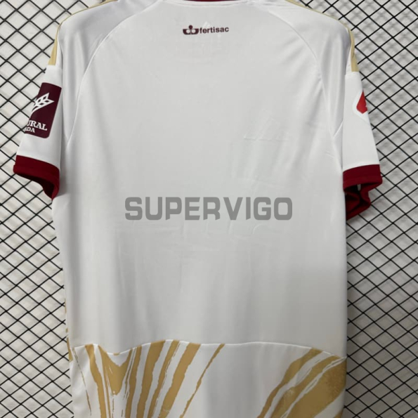 Camiseta Granada Tercera Equipación 2026/2027 Blanco/Oro con Parche La Liga