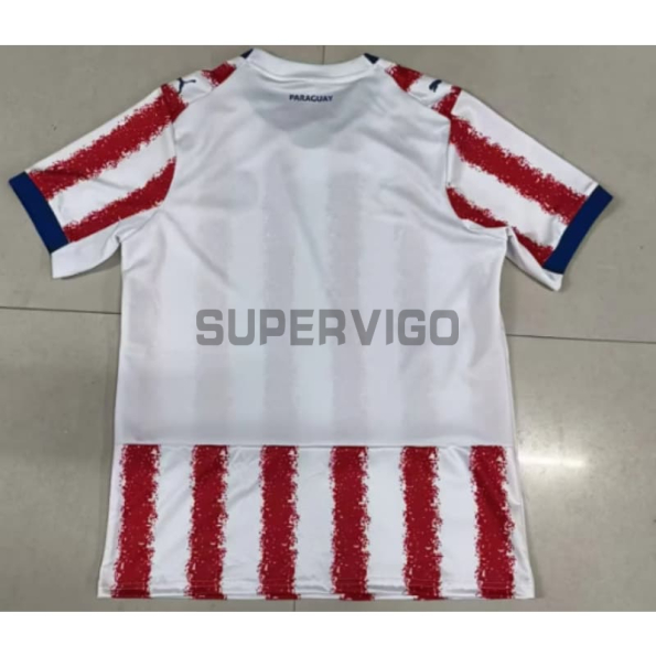 Camiseta Paraguay Primera Equipación Mundial 2026 Rojo/Blanco