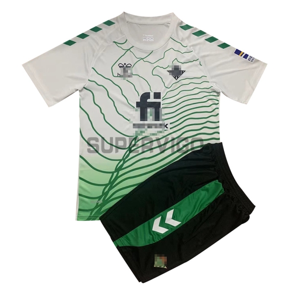 Camiseta Real Betis 2022/2023 Pre-Match Blanco Niño Kit