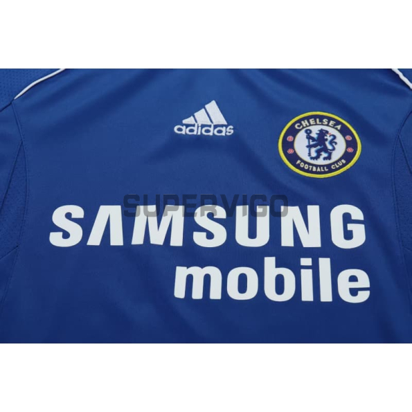 Camiseta Chelsea Primera Equipación Retro 2006/07 Azul Niño Kit