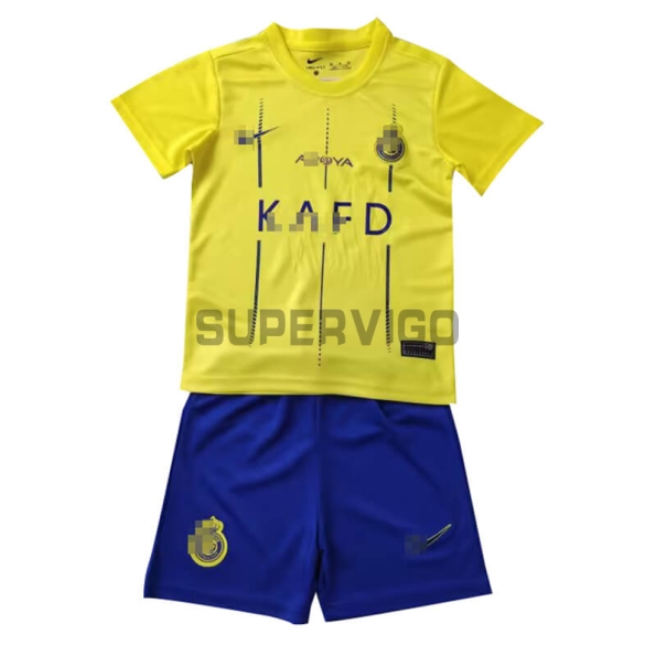 Camiseta Al-Nassr FC Primera Equipación 2023/2024 Niño Kit