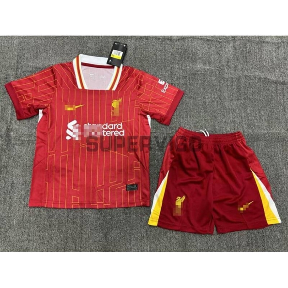 Camiseta Liverpool Primera Equipación 2024/2025 Niño Kit
