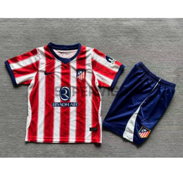 Camiseta Atlético de Madrid Primera Equipación 2026/2027 Rojo/Blanco Niño Kit