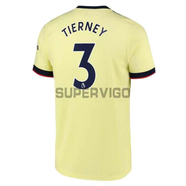 TIERNEY 3 Arsenal Soccer Jersey Away 2021/2022
