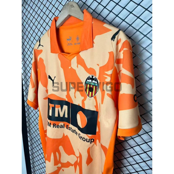 Camiseta Valencia 2026/2027 Naranja Versión Retro