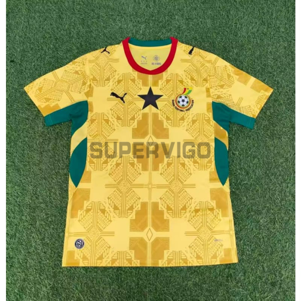 Camiseta Ghana Segunda Equipación Mundial 2026 Amarillo