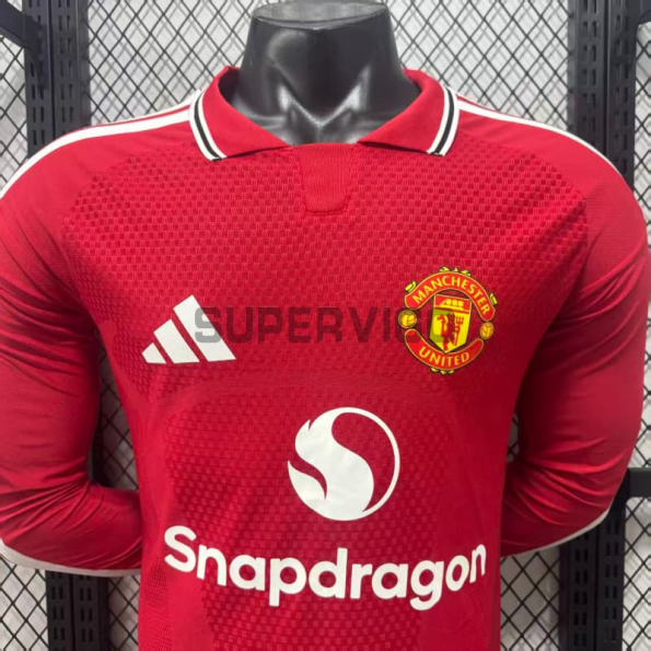 Camiseta Manchester United Primera Equipación 2026/2027 ML Rojo (EDICIÓN JUGADOR)