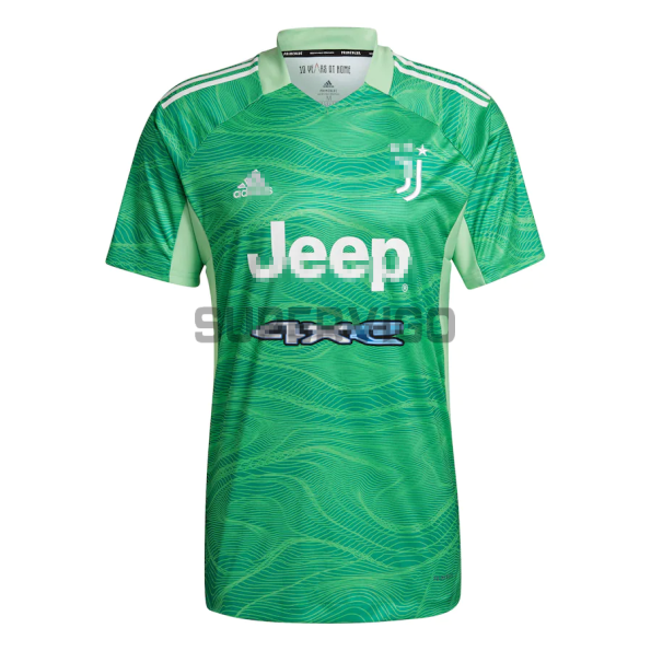 Juventus Soccer Jersey Green Goalkeeper 2021/2022