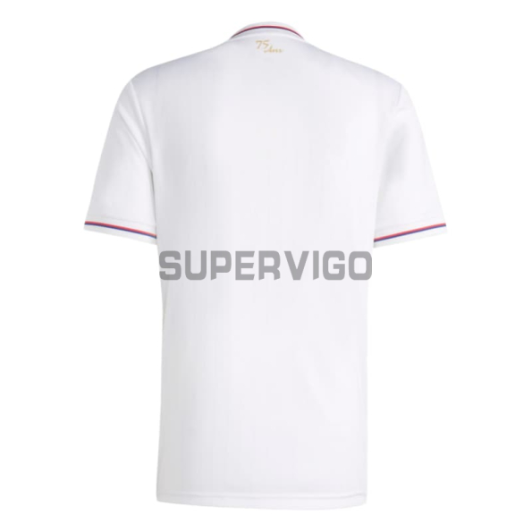 Camiseta Olympique De Lyon 75 Aniversario Edición 2025/2026 Blanco