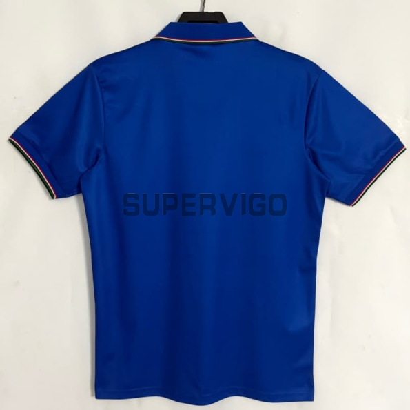 Camiseta Italia Primera Equipación Retro 1990 Azul