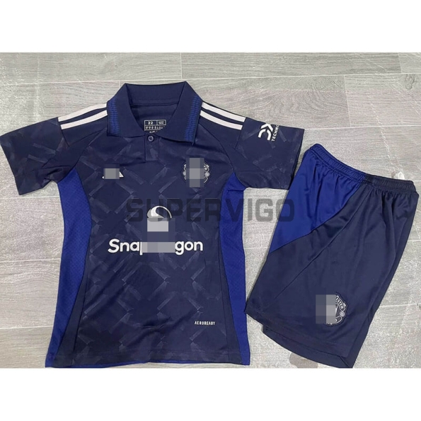 Camiseta Manchester United Segunda Equipación 2024/2025 Niño Kit