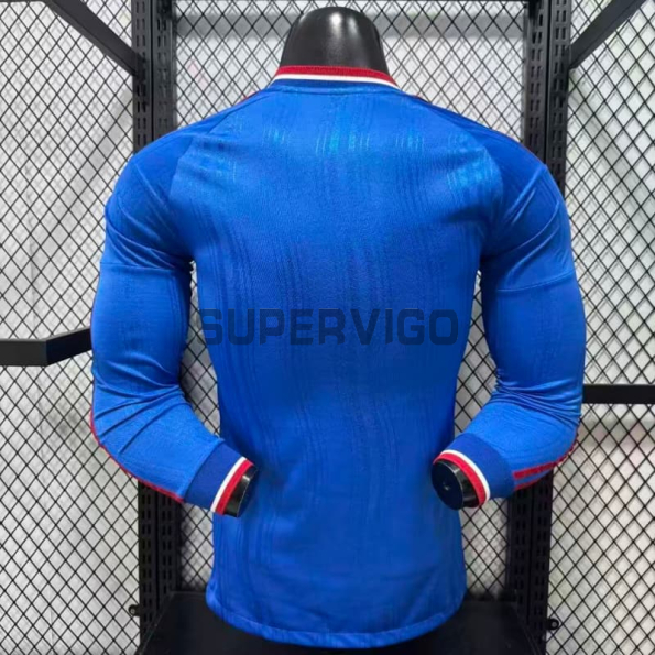 Camiseta Manchester United Segunda Equipación 2026/2027 ML Azul (EDICIÓN JUGADOR)