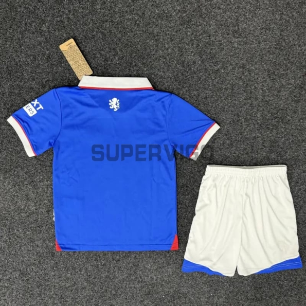 Camiseta Rangers FC Primera Equipación 2025/2026 Azul Niño Kit