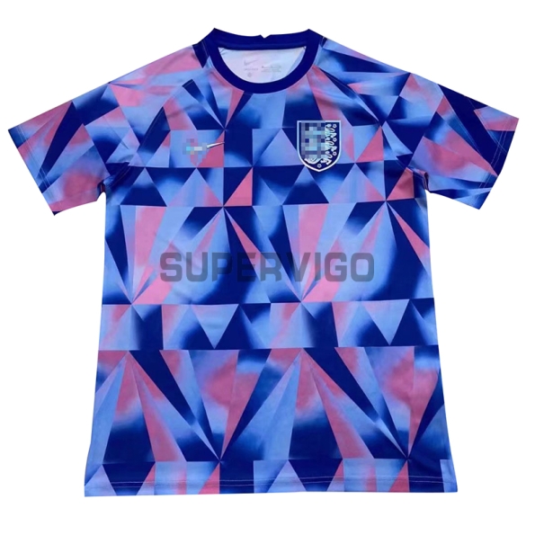 England Blue/Pink Soccer Jersey 2022