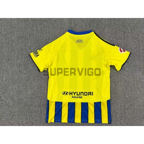 Camiseta Real Oviedo Segunda Equipación 2025/2026 Azul/Amarillo con Parche La Liga