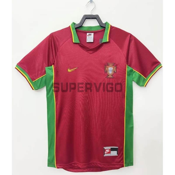 Camiseta Portugal Primera Equipación Retro 1998