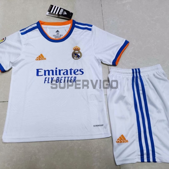 Real Madrid Kid's Soccer Jersey Home Kit 2021/2022