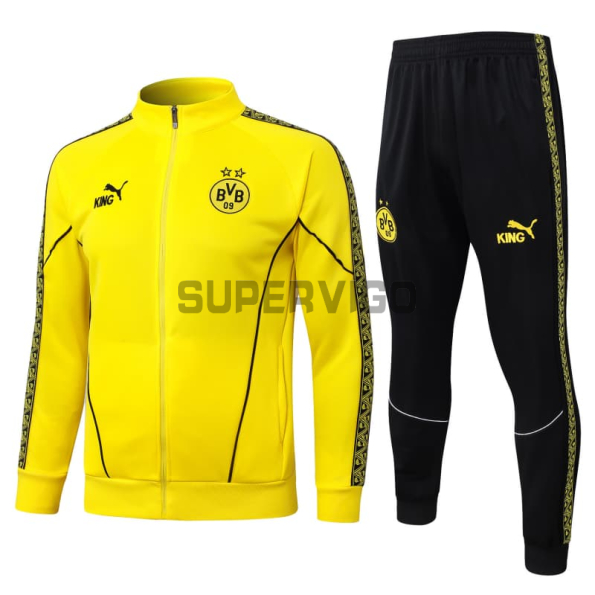 Chandal Borussia Dortmund 2025/2026 Amarillo con Estampado en Manga