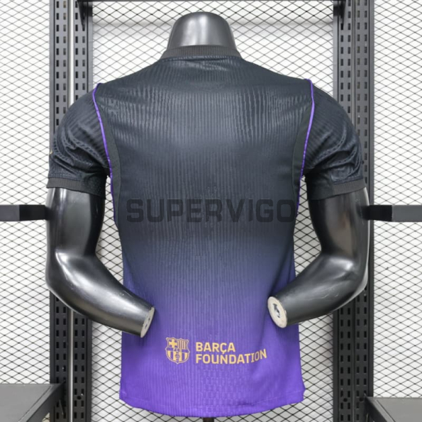 Camiseta Barcelona Segunda Equipación 2026/2027 Negro/Morado (EDICIÓN JUGADOR)