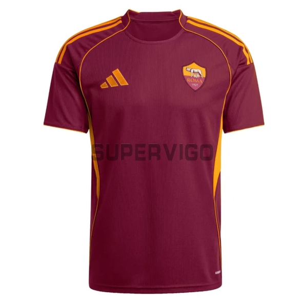 Camiseta AS Roma Primera Equipación 2025/2026 Rojo