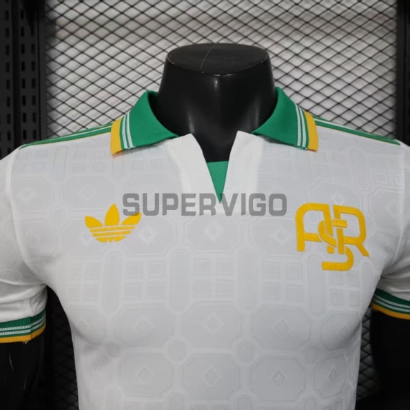 Camiseta AS Roma Tercera Equipación 2025/2026 Blanco (EDICIÓN JUGADOR)