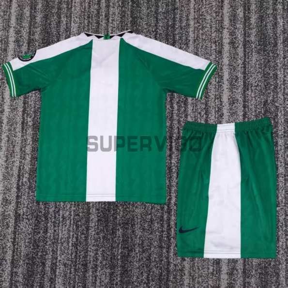 Camiseta Nigeria Primera Equipación Retro 1996 Verde/Blanco Niño Kit