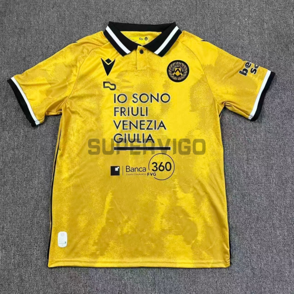 Camiseta Udinese Calcio Tercera Equipación 2025/2026 Amarillo