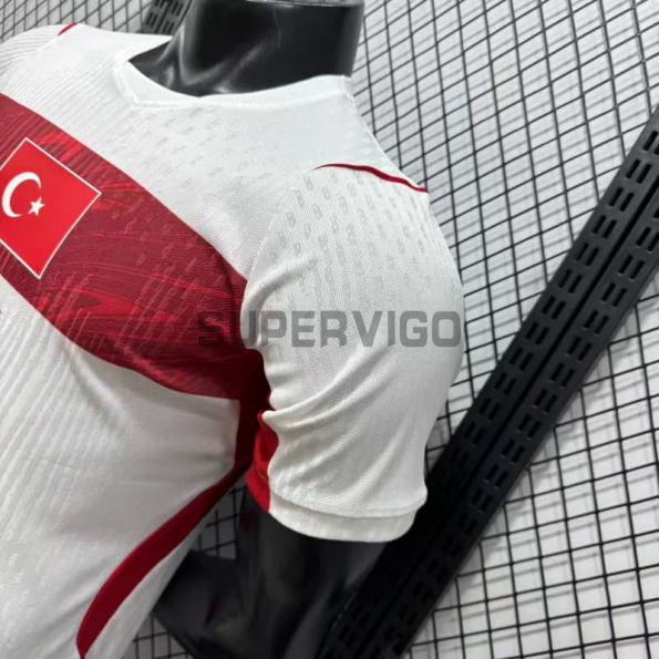 Camiseta Turquía Segunda Equipación Mundial 2026 Blanco (EDICIÓN JUGADOR)