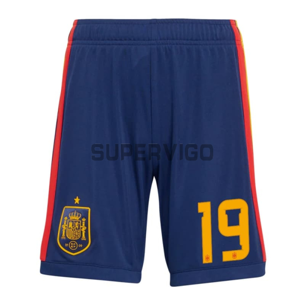 Camiseta Lamine Yamal 19 España Primera Equipación 2026 ML Rojo/Azul