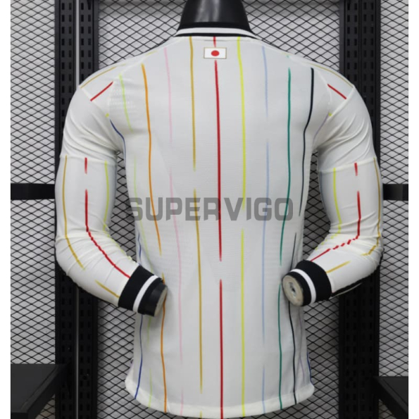 Camiseta Japón Segunda Equipación Mundial 2026 ML Blanco (EDICIÓN JUGADOR)