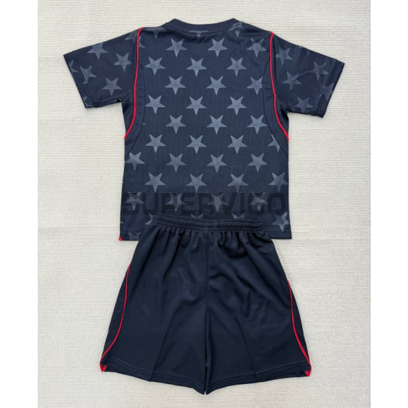 Camiseta EE.UU Segunda Equipación Mundial 2026 Negro Obsidiana