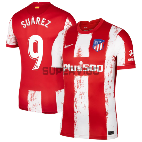 Camiseta Suárez 9 Atlético de Madrid Primera Equipación 2021/2022
