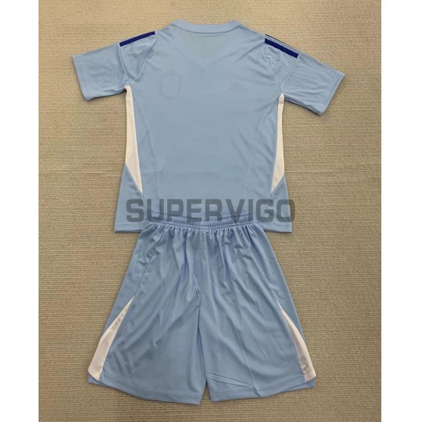 Camiseta De Portero España 2024 Niño Kit Azul Claro