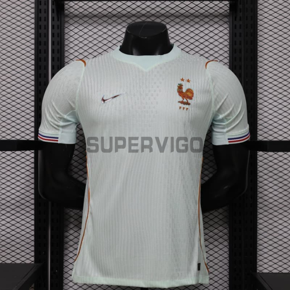 Camiseta Francia Segunda Equipación Mundial 2026 Verde Menta (EDICIÓN JUGADOR)