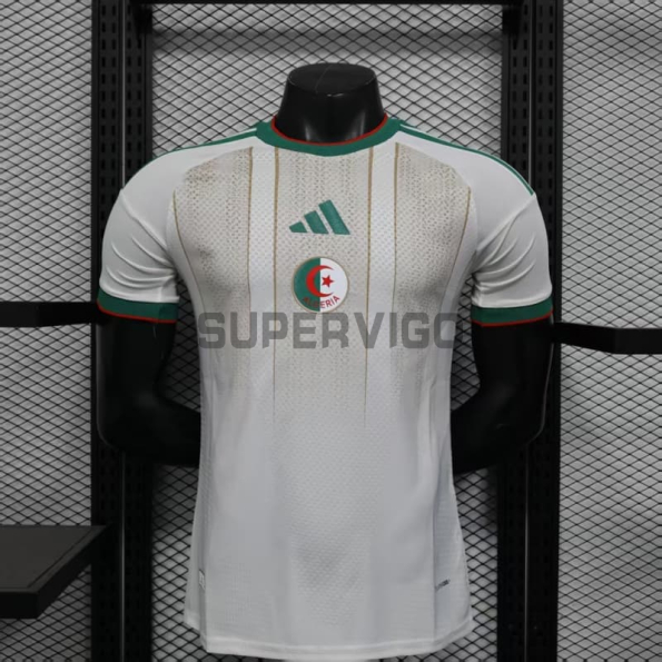 Camiseta Argelia Primera Equipación Mundial 2026 Blanco (EDICIÓN JUGADOR)