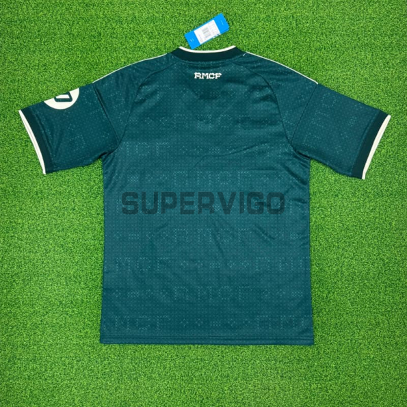 Camiseta Real Madrid Segunda Equipación 2026/2027 Verde Oscuro con Parche HP