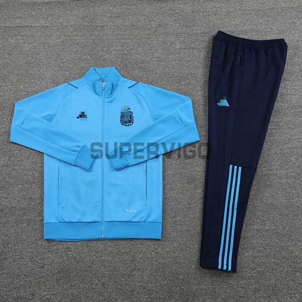 2022 Argentina Light Blue Training Kit (Jacket+Trouser)