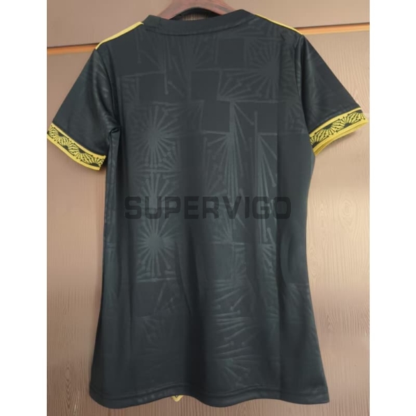 Camiseta México Tercera Equipación 2025 Negro Mujer