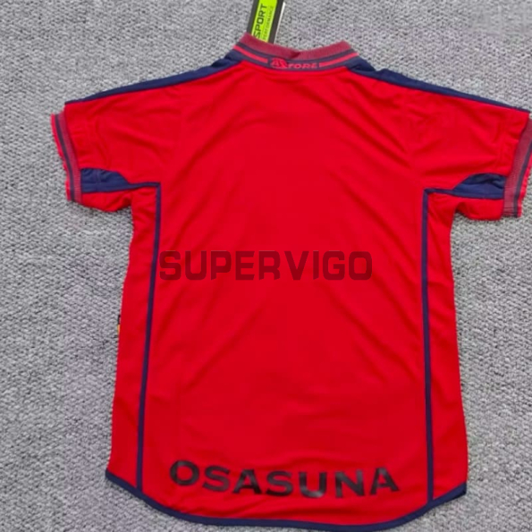 Camiseta Osasuna Primera Equipación Retro 2000/02 Rojo