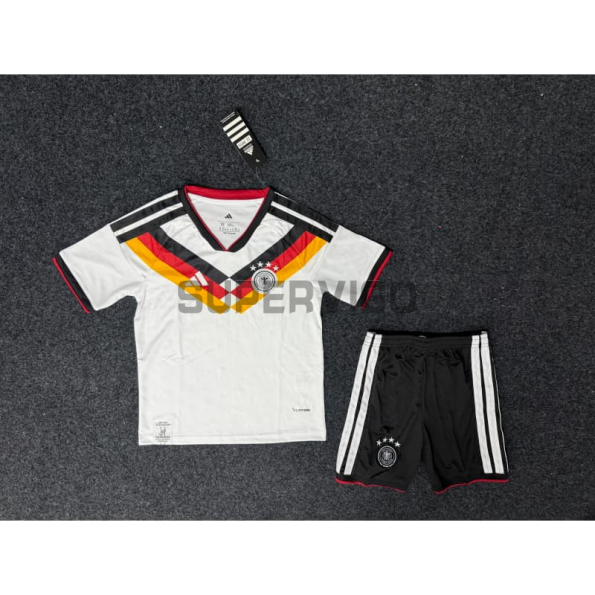 Camiseta Alemania Primera Equipación Mundial 2026 Blanco Niño Kit