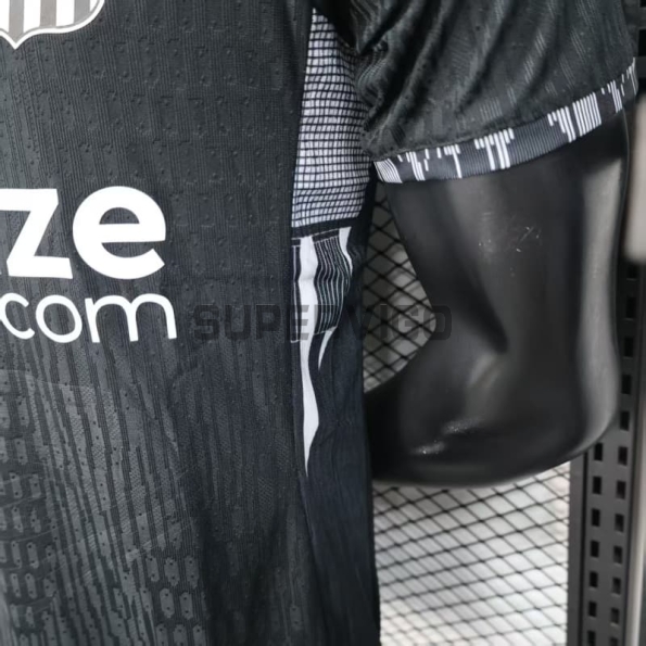 Camiseta Santos FC 2025/2026 Edición Especial Negro con Publicitario (EDICIÓN JUGADOR)