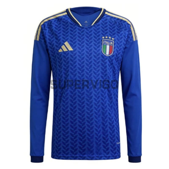 Camiseta Italia Primera Equipación Mundial 2026 ML Azul