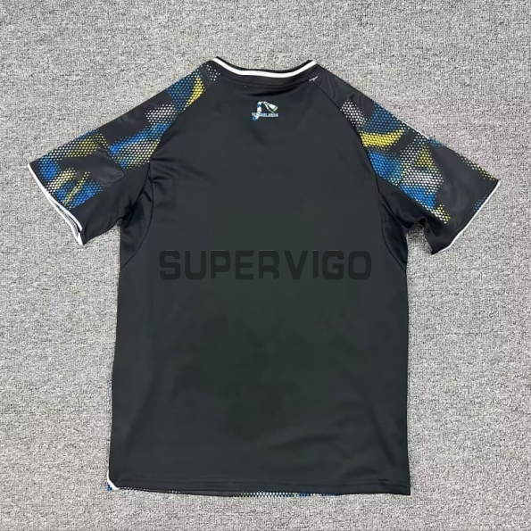 Camiseta Leeds United Tercera Equipación 2025/2026 Negro/Azul/Amarillo