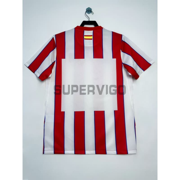 Camiseta Atlético de Madrid Primera Equipación Retro 2011/12 Rojo/Blanco Edición de La Champions