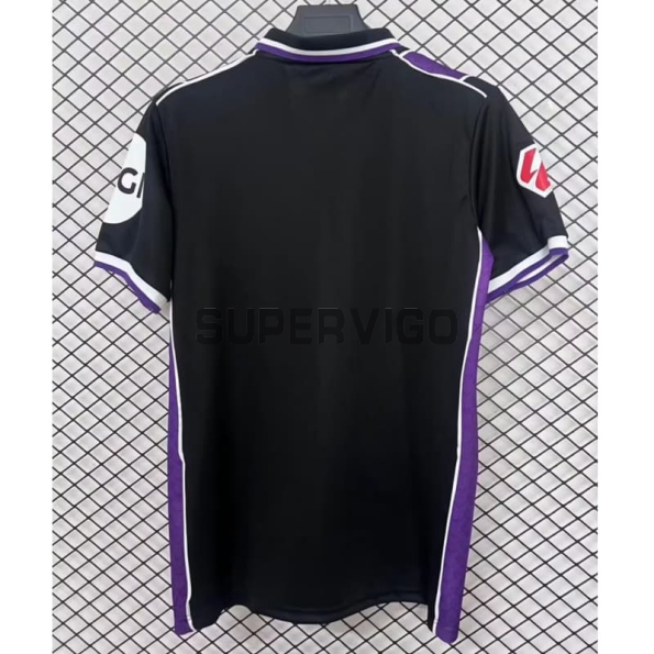 Camiseta Real Valladolid Segunda Equipación 2025/2026 Morado/Negro con Parche La Liga