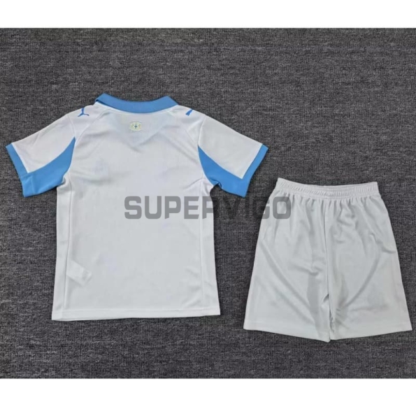 Camiseta Olympique Marsella Primera Equipación 2025/2026 Blanco Niño Kit