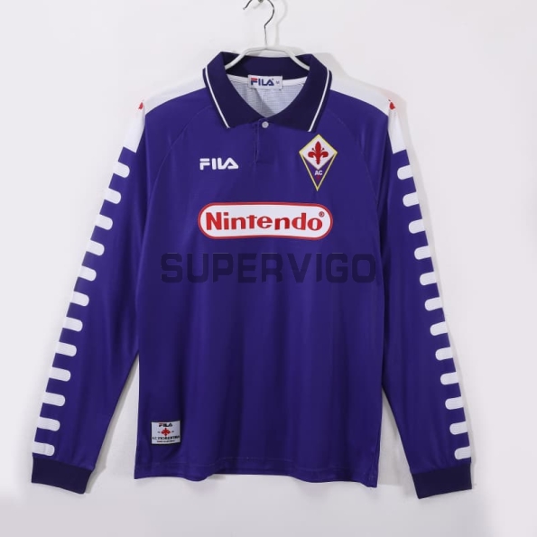 Camiseta Fiorentina Primera Equipación Retro 1998/99 ML Morado