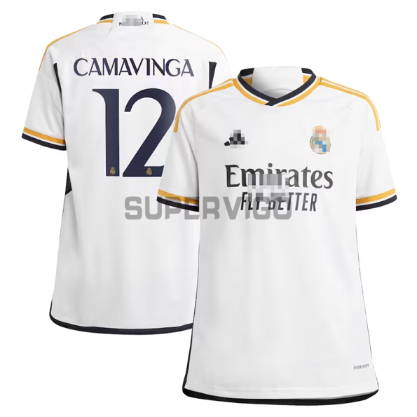 Camiseta Camavinga 12 Real Madrid Primera Equipación 2023/2024