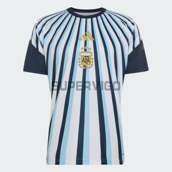 Camiseta Argentina 2026 Pre-Match Azul/Blanco