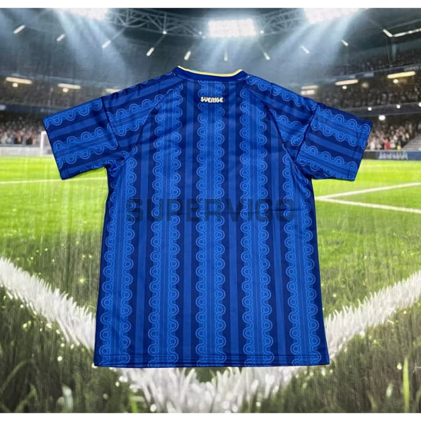 Camiseta Suecia Segunda Equipación Mundial 2026 Azul Oscuro
